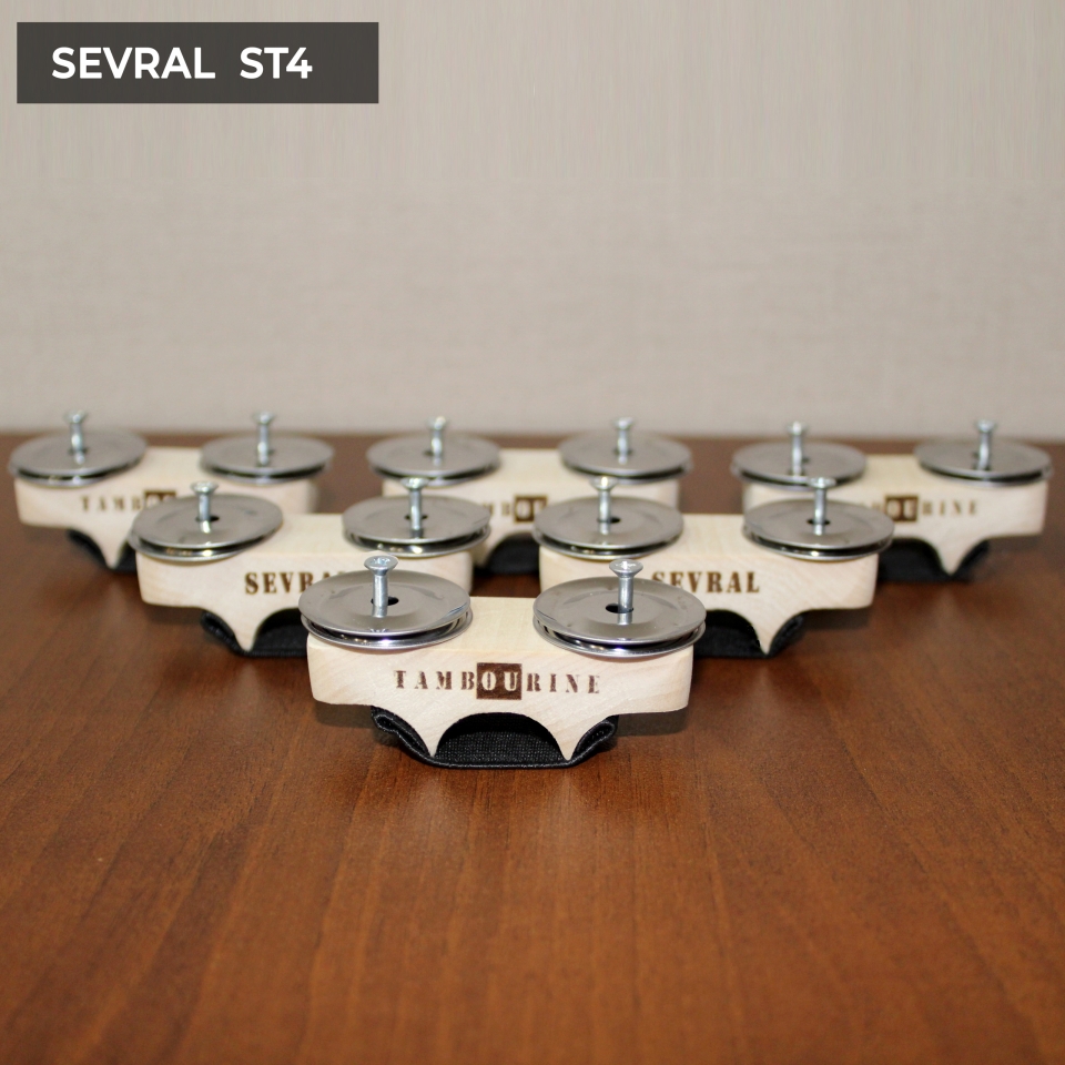 Тамбурин (бубен) с креплением на руку Sevral ST4